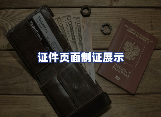 证件页面制证展示